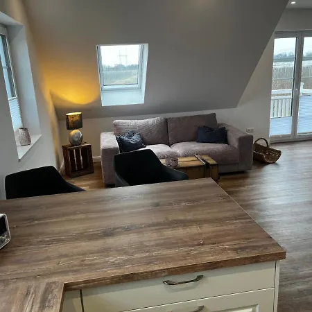 Muggelhuus Das Loft Mit Elbdeichblick Im Alten Land Und Mit Wallbox Twielenfleth Extérieur photo